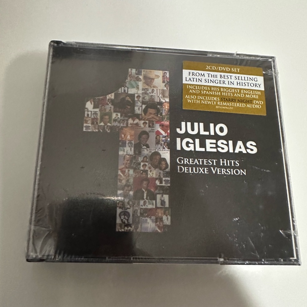 Julio Iglesias Greatest Hits Deluxe Version 2CD/DVD Set new never open